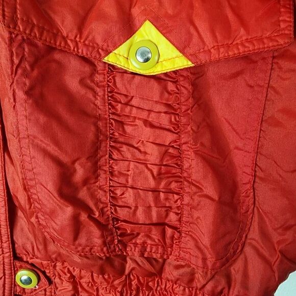 Pan Asia Women's Vintage Red And Yellow Wind Breaker Jacket Size Medium
CL - Picture 9 of 11